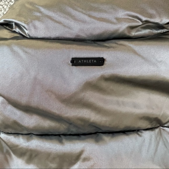 Athleta silver bomber (warm winter) jacket - size medium - Picture 12 of 12